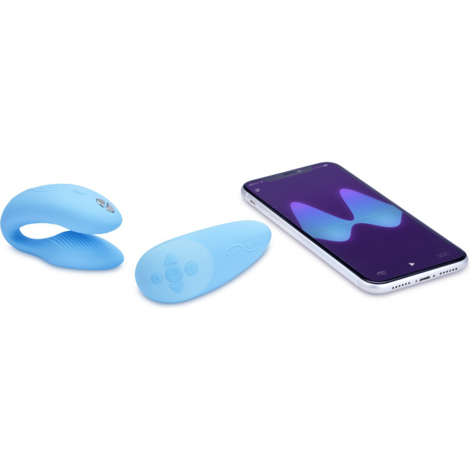 Вибратор WOMANIZER WE-VIBE CHORUS для пар, голубой SNHRSG5